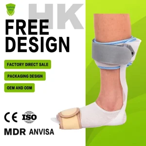 High Ankle Brace with Custom Logo Neoprene Nylon Cotton Rubber Breathable and Soft Adjustable Protection