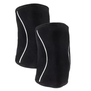 High Elastic 7mm Neoprene Strength Compression Elbow Knee Pad Support Nylon Fitness Sleeves Brace for Powerlifting Weightlifting