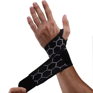High Elastic Adjustable Sports Wrist Strap Guard Bracer Belt Tactical Wrist Support Adults Polyester Cotton Material Universal