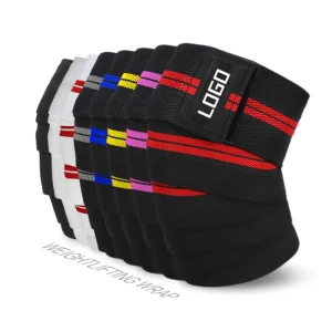 High Elastic Compression Strength Training Gear Powerlifting Support Band Knee Wraps Weightlifting for Heavy Squats Deadlifts