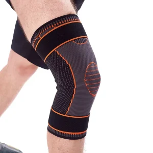 High Elastic Compression with Adjustable Straps Powerlifting Riding Knee Support Sleeve Guard