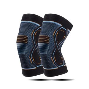 High Elastic Customized Nylon Knee Brace Support Breathable Knee Sleeve for Sports