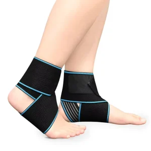 High Elastic Fitness Ankle Brace Straps Adjustable Ankle Bandage in Stock