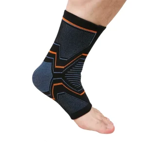 High Elastic Knitted Nylon Ankle Support Compression Ankle Sleeves Brace
