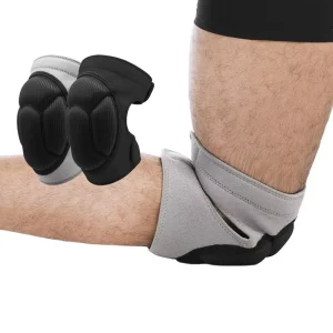 High Elastic Non Slip Spandex Sponge Knee Pads Anti Collision Anti Fall Protective Gear for Volleyball Football Crawling