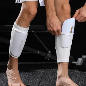 High Elasticity Lightweight Nylon Soccer Knee Support Shin Protective Training Shin Pads Socks Leg Guards Warmers Customized