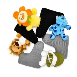 High Grade Synthetic Animal Putter Headcover Golf Putter Club Head Protector with Stylish Retro Vintage Design Waterproof Fit