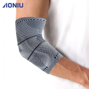 High Performance Breathable Anti Slip Sports Fitness Gym Workout Weightlifting Injury Prevention Athletic Guard Elbow Support