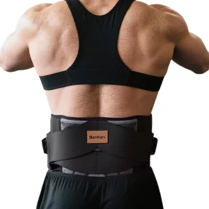 High-Performance Gym Waist Support Belt for Big Waist Adjustable Lumbar Support Cushion With Back Support Workout Training Brace