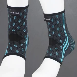 High Performance Lightweight Ankle Support 360 Elastic Pressure Moisture Removing Nylon Fabric Protection for Gym Training