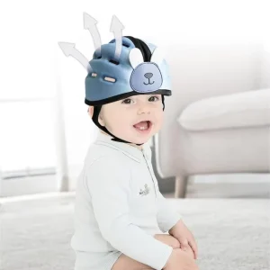 High Quality Adjustable Plastic Baby Helmet Infant Head Protector Breathable Walk Away Cap Infant Proofing Safety Collisions