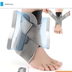 High Quality Breathable Adjustable Unisex Nylon Anti Sprain Sports Ankle Protection Support Brace
