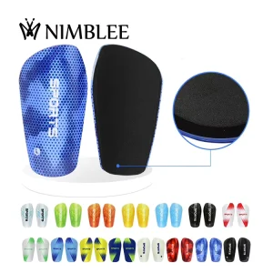 High Quality Custom Football Shin Pads EVA Cushion Protection Mini Soccer Shin Guards Protection Football Shin Pads