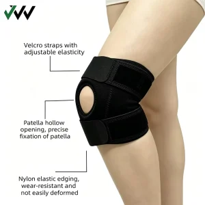 High Quality Custom Knee Pads China Factory Breathable Compression Sleeves for Basketball Football Protective Gear