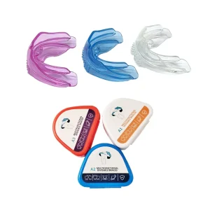 High Quality Custom Logo Soft Tattoo PP Plastic Food Safe Braces Box Packaging Dental Braces 3 Stage Teeth Aligner Correction