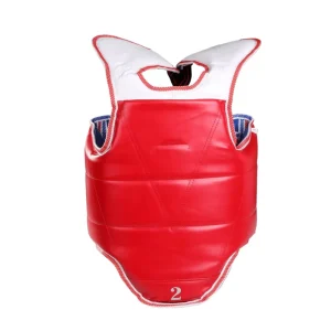 High Quality Durable Unisex Double Side Red Blue Taekwondo Vest Chest Guard Protective Gear Body Protectors WTF Martial Art Mat