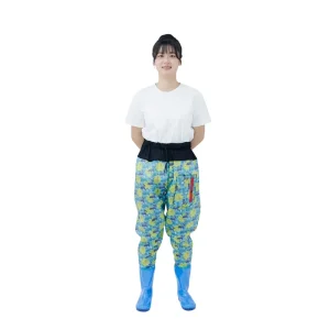 High Quality PVC Wading Pants and Boots Waterproof Multi-Color Safety Clothing with Protective Features for Fishing