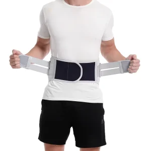 High Quality Polyester Lower Back Pain Relief Lumbar Sacral Support Belt Lumbar Waist Belt Back Brace for Men and Women