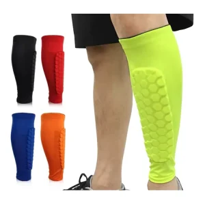 High Quality Soccer Shin Guards Pads Breathable Leg Support Sleeve Compression Eva Honeycomb Football Calf Sleeve