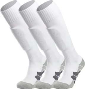 High Quality Soccer Socks with Shin Guard Pocket Breathable Anti Slip Football Sports Compression Socks