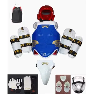 High Quality Taekwondo Protective Gear Equipment Set Thickened Training Competition Sports Safety Gear for Children