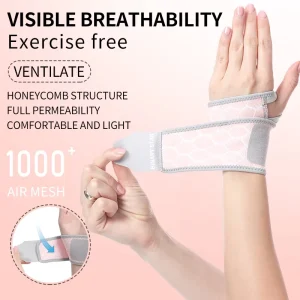 High Quality Wrist Wraps with Thumb Wrist Brace for Carpal Tunnel Polyester Wrist Bands Gym Exercise Training