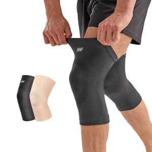 High Stretchy Soft Fabric Knee Support Sleeve with High Compression for Sports Protection