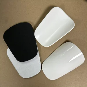High Temperature Resistant PBT Material Blank Football Leg Guards Heat Transfer Sublimation Soccer Shin Guards for Protection