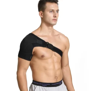 High quality Breathable Soft CE ISO Certified Shoulder Support Pain Relief Protector Adjustable Shoulder Brace One