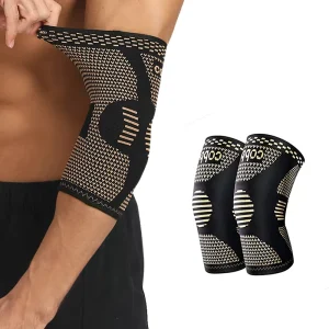 High-quality Elbow Support Sports Protector Breathable Elbow Brace OEM Accept Copper Fiber Sleeves