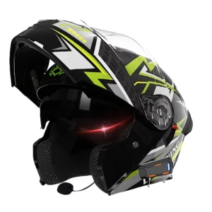 Hight Products Unisex Motorcycle Helmets for Adults Crash Bluetooth Abs Modular Helmet for Cycling Head Guard Motorcycle