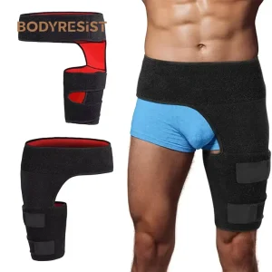 Hip Support Brace for Fitness Sports Protective Gear Compression Guards for Adjustable Sciatica Pain Relief Groin Injury Brace