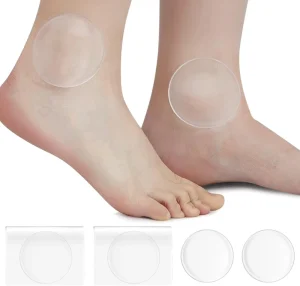 Hockey Ankle Gel Pads & Skate Discs for Boots Ankle Protector Brace 2.48 Inch Round
