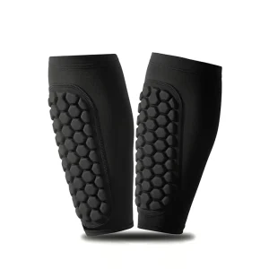Honeycomb Anti-Collision Calf Shin Guard Brace Comfortable Leg Strap Protection with Knee & Elbow Pads for Leg Pain Relief