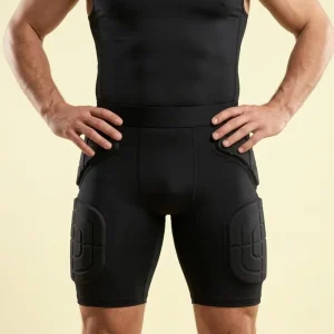 Honeycomb Pads American Football 5 Pad Girdle Short Anti-Slip Silicone Body Armor Pro Quality