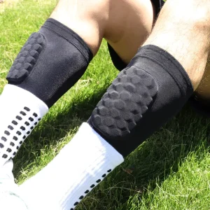 Honeycomb Sponge Calf Shin Guard Sports Soccer Protection Football Brace Support Anti Collision Calf Shin Guard