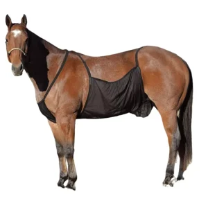 Horse Belly Protector Adjustable Mesh Belly Guard with UV Protection Fly Sheet Abdomen Wrap for Horses Ponies