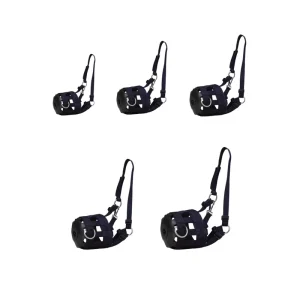 Horse Mouth Mask Fly Protection Grazing Muzzle Breathable Mesh Adjustable Stable Equipment for Horse Riding Care