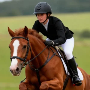 Horse Riding Helmet Equipment Gear Protector Hat Black Safety Equestrian Helmet