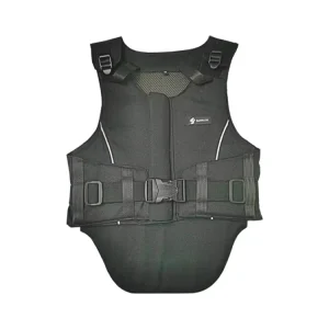 Horse Riding Safety Equestrian Vest Unisex Protective Vest EVA Padded Horse Riding Gear Black Zipper Waistcoat Body Protector