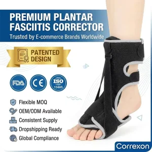 Hospital Grade Ankle Foot Orthosis AFO Brace Achilles Tendon Flat Arch Heel Spur CE ISO FDA UDI