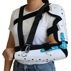 Hot Selling Upper Limb Protective Breathable Support Adjustable Foldable Shoulder Elbow Immobilizer Brace