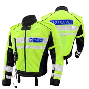 HuanQiu Motorbike Protective Gear Summer Mens Mesh Bike Motorcycle Airbag Jacket for Motorcyclists