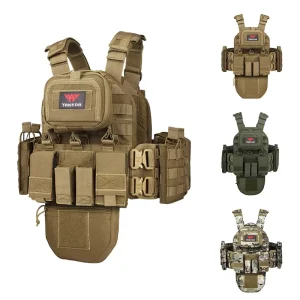 Hunting Vest Outdoor Molle Body Protection Equipo Tactico Pouch Plate Carrier Chaleco Tactico Tactical Vest