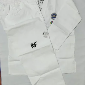 ITF Taekwondo Uniform Lightweight Unisex Ribbed Material Professional Training Uniform