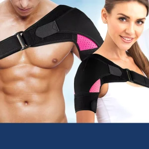 Ice Can Added Breathable Shoulder Pads Adjustable Bandage Adjustable Fitness Shoulder Protector