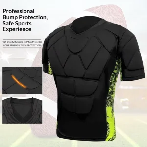 Ice Hockey Training Uniform Short sleeved Adult Goalkeeper Sports Anti collision Shooting Rugby Football Protective Gear