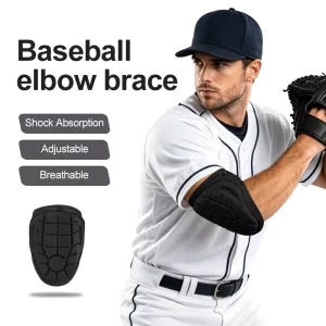 Impact Resistant Elbow Guard with Thickened Sponge Padding Sports Elbow Support for Softball Custom Design