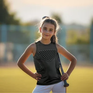 Impact Resistant Polyester Sports Vest for Children & Adolescents Basketball Rugby Soccer Protection Model H07