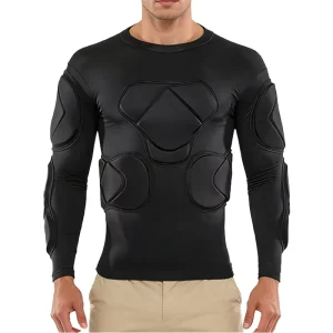 Impact Resistant Protectors Pads Adult Soccer 5 Pad Long Sleeves Moisture Wicking Safety Equipment Custom Manufacturing Factory
